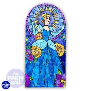 Princesas - Mampara de punta redonda o rectangular Mampara de punta redonda