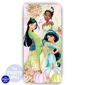 Princesas - Mampara de punta redonda o rectangular Mampara de punta redonda