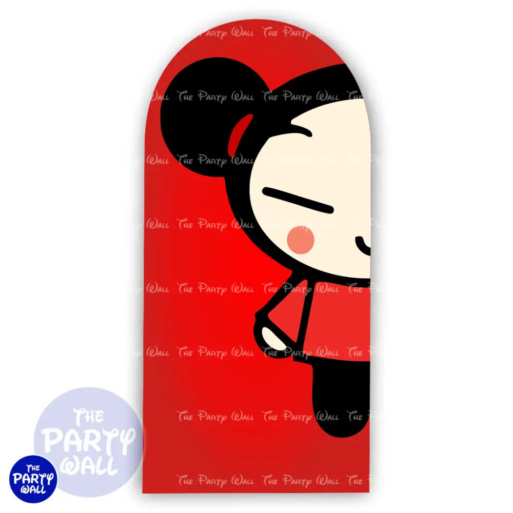 Pucca - Funda para mampara de punta redonda o rectangular - Mampara de punta redonda