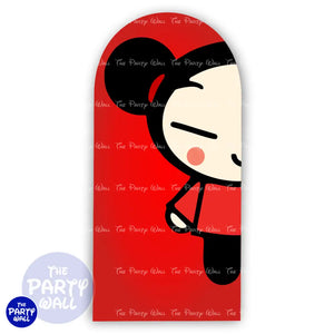Pucca - Funda para mampara de punta redonda o rectangular - Mampara de punta redonda