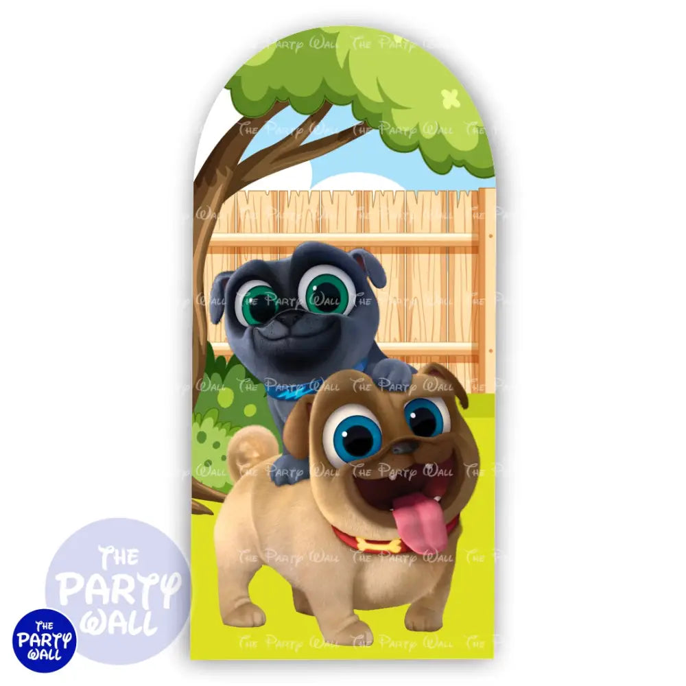 Puppy Dog Paws - Funda para mampara de punta redonda o rectangular Mampara de punta redonda