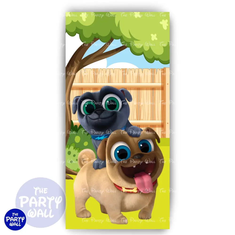 Puppy Dog Paws - Funda para mampara de punta redonda o rectangular Mampara de punta redonda