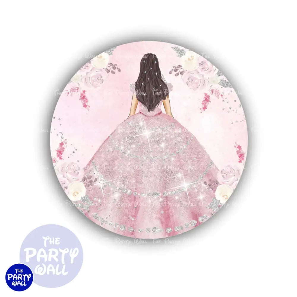 Quince Años - Funda para mampara circular Circular