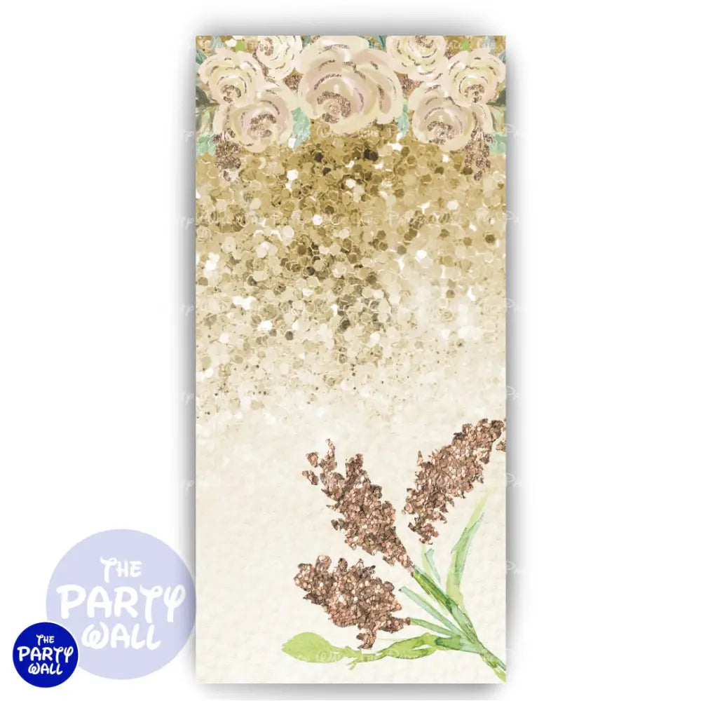 Quince Años - Funda para mampara de punta redonda o rectangular Mampara de punta redonda