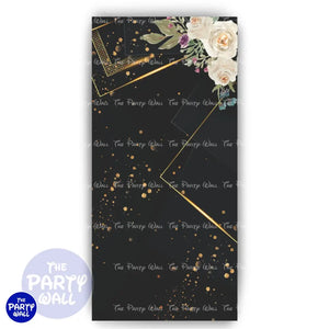 Quince Años - Funda para mampara de punta redonda o rectangular Mampara de punta redonda