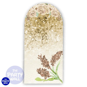 Quince Años - Funda para mampara de punta redonda o rectangular Mampara de punta redonda