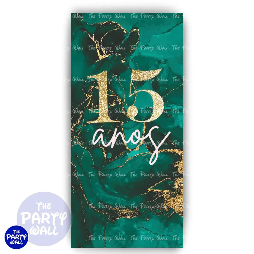 Quince Años - Funda para mampara de punta redonda o rectangular Mampara de punta redonda