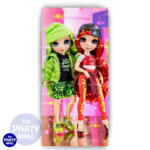 Rainbow High - Funda para mampara de punta redonda o rectangular Mampara de punta redonda