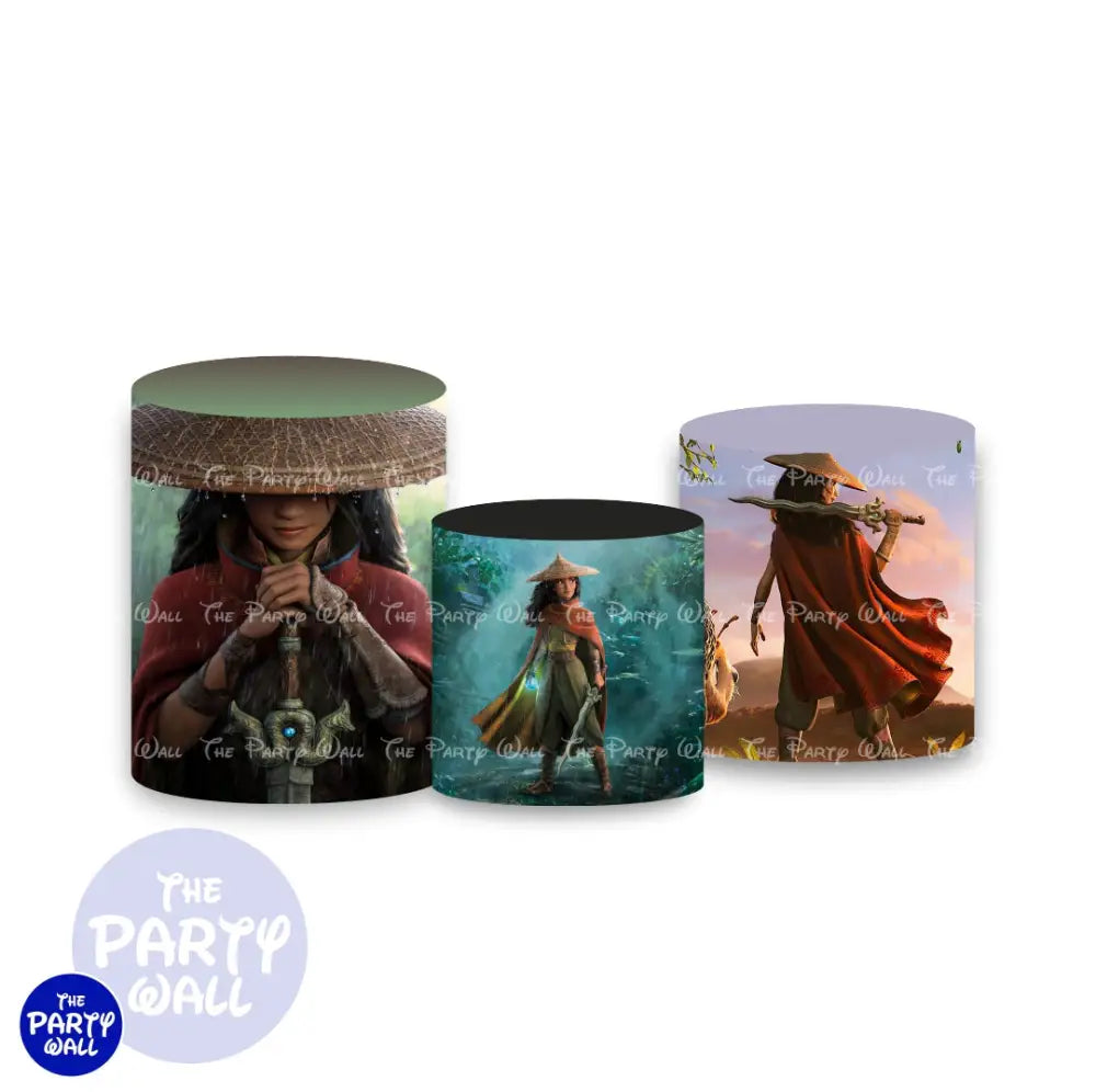 Raya y el último dragón - Fundas para cilindros Cilindros