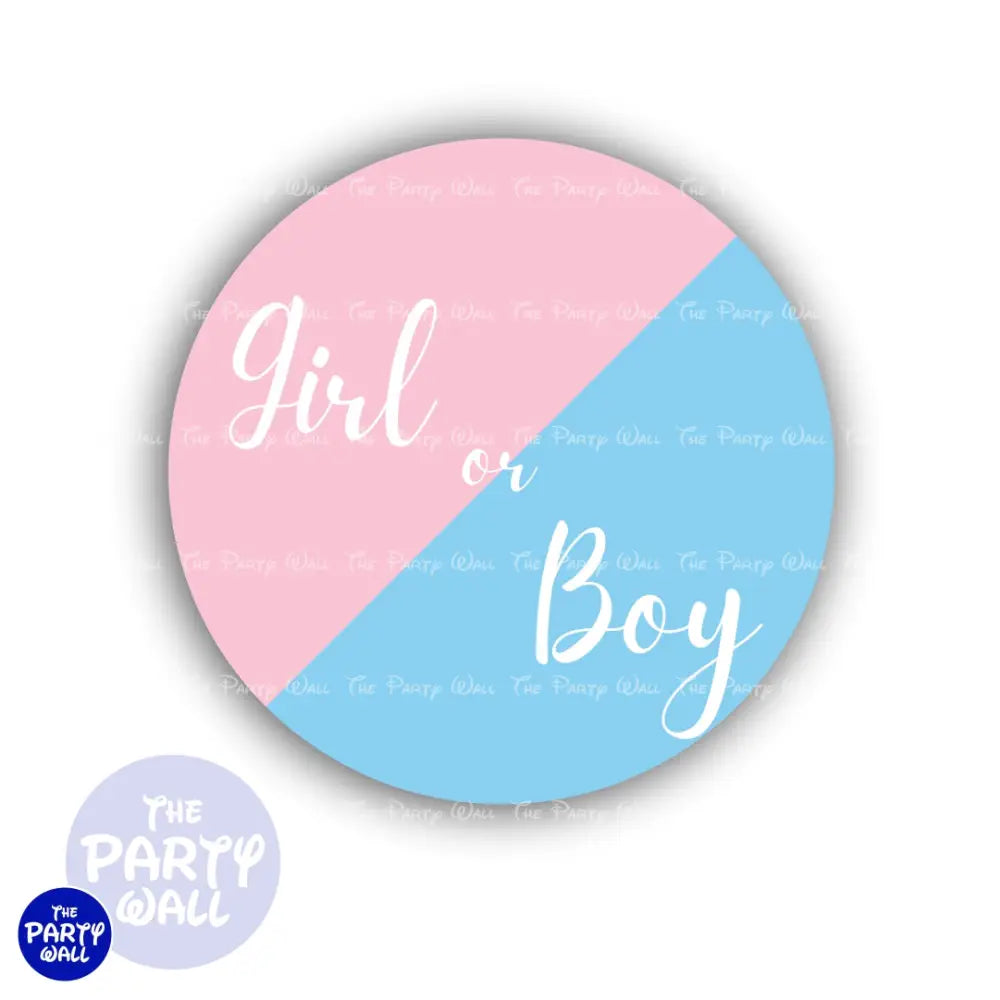 Revelación de Sexo - Funda para mampara circular Circular