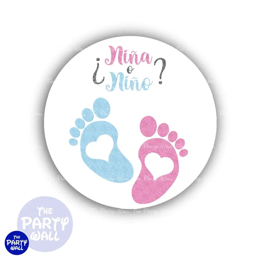 Revelación de Sexo - Funda para mampara circular Circular