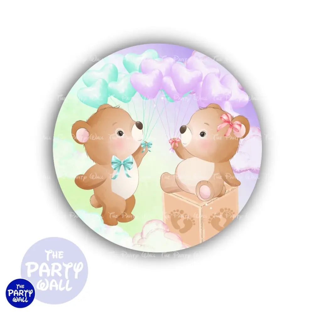 Revelación de Sexo - Funda para mampara circular Circular