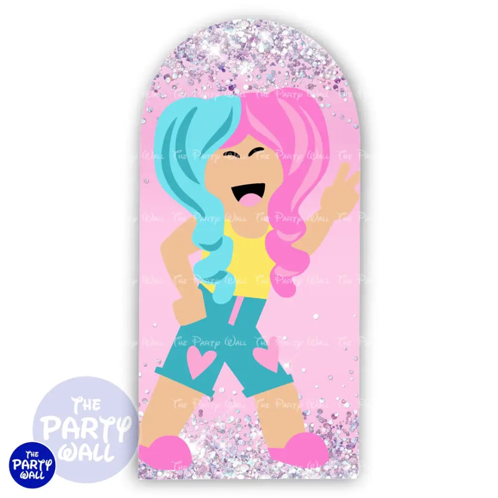 Roblox - Funda para mampara de punta redonda o rectangular Mampara de punta redonda