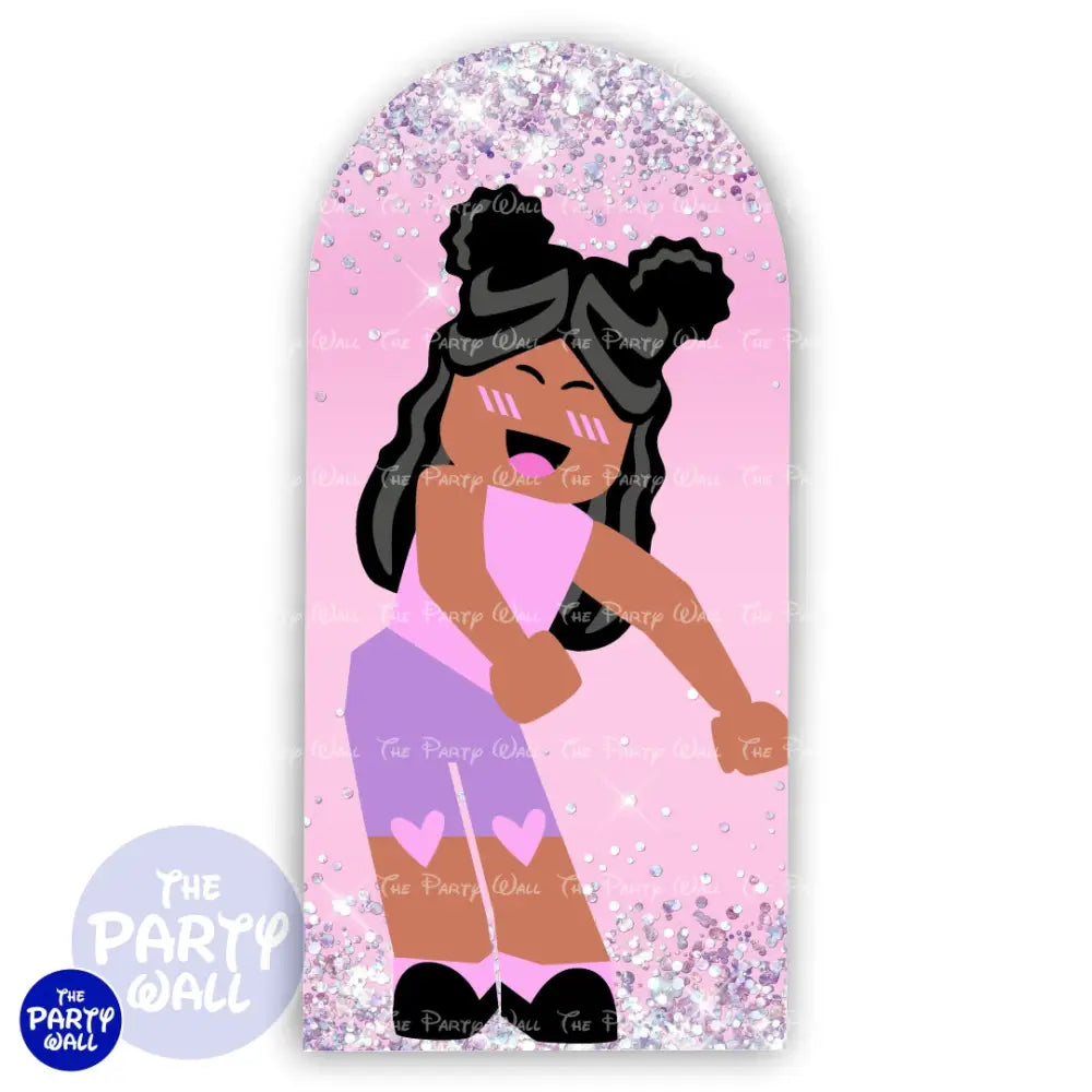 Roblox - Funda para mampara de punta redonda o rectangular Mampara de punta redonda