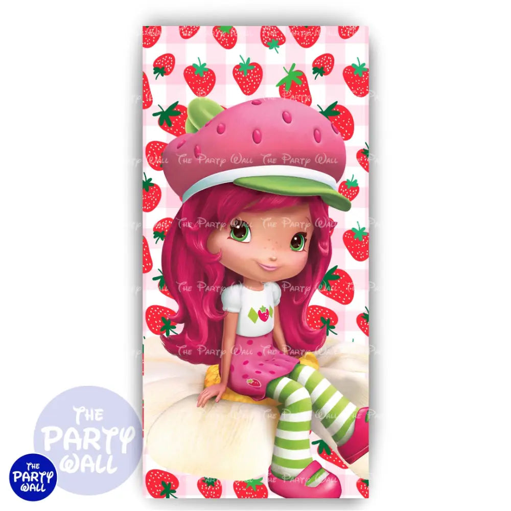 Rosita Fresita - Funda para mampara de punta redonda o rectangular Mampara de punta redonda