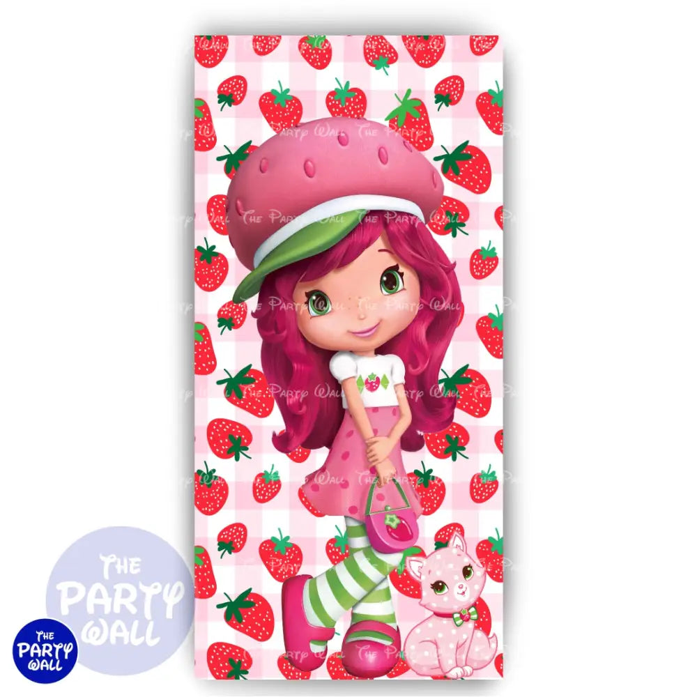 Rosita Fresita - Funda para mampara de punta redonda o rectangular Mampara de punta redonda