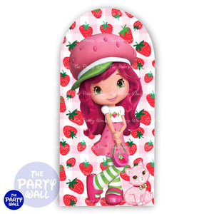 Rosita Fresita - Funda para mampara de punta redonda o rectangular Mampara de punta redonda