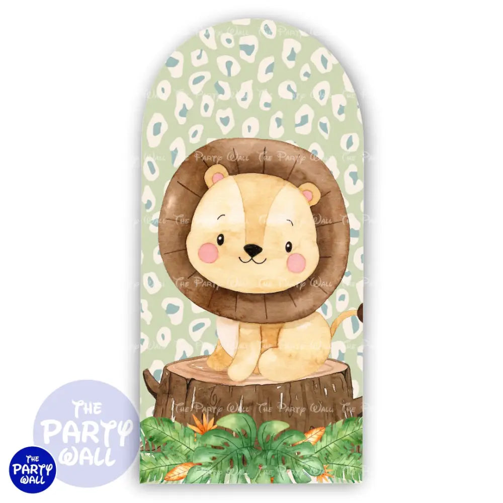 Safari Cute - Funda para mampara de punta redonda o rectangular Mampara de punta redonda