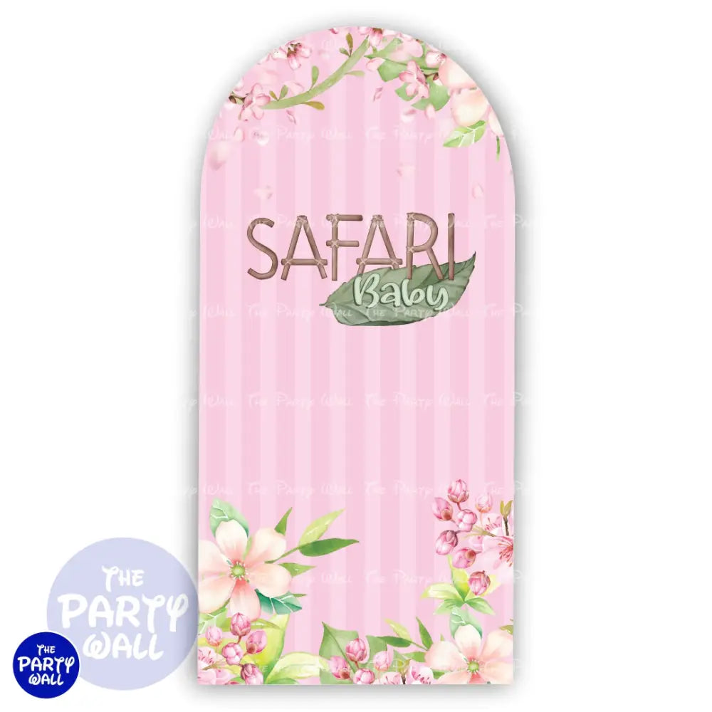 Safari Cute - Funda para mampara de punta redonda o rectangular Mampara de punta redonda