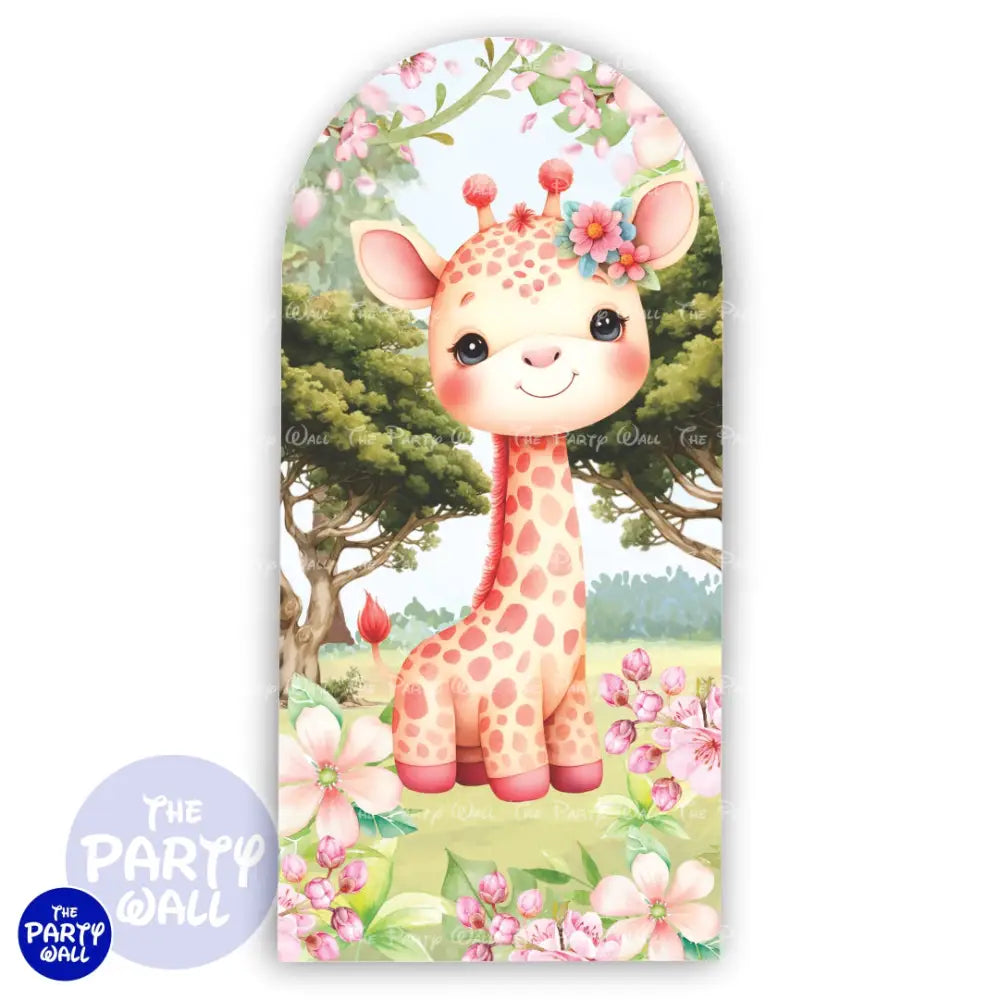 Safari Cute - Funda para mampara de punta redonda o rectangular Mampara de punta redonda