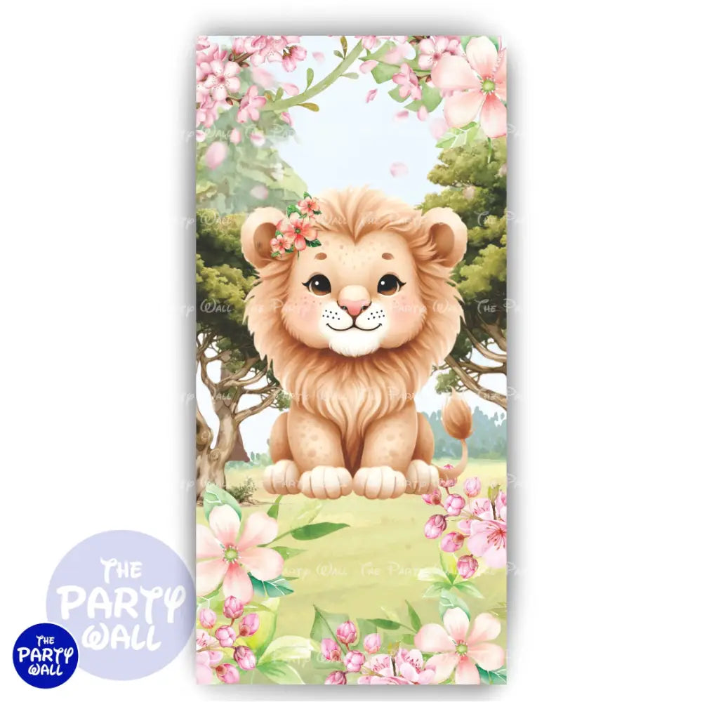 Safari Cute - Funda para mampara de punta redonda o rectangular Mampara de punta redonda