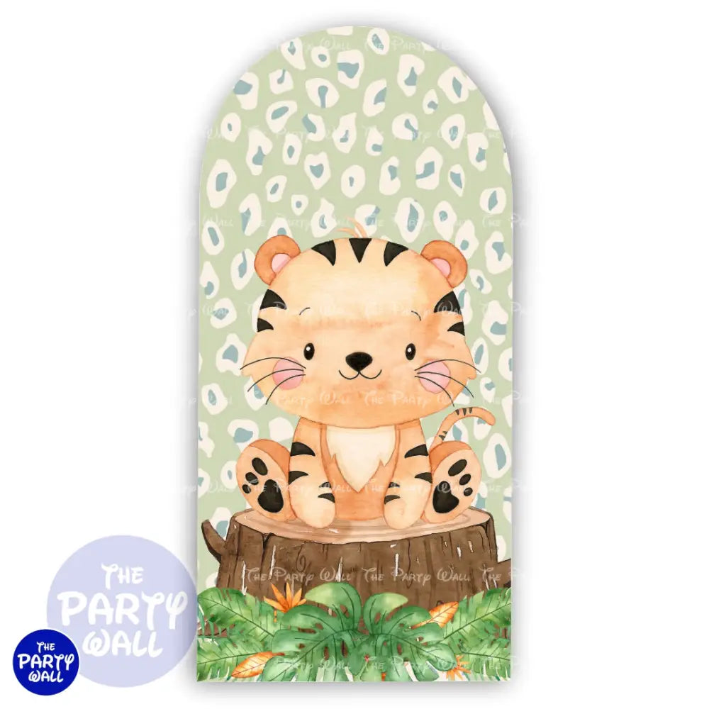 Safari Cute - Funda para mampara de punta redonda o rectangular Mampara de punta redonda