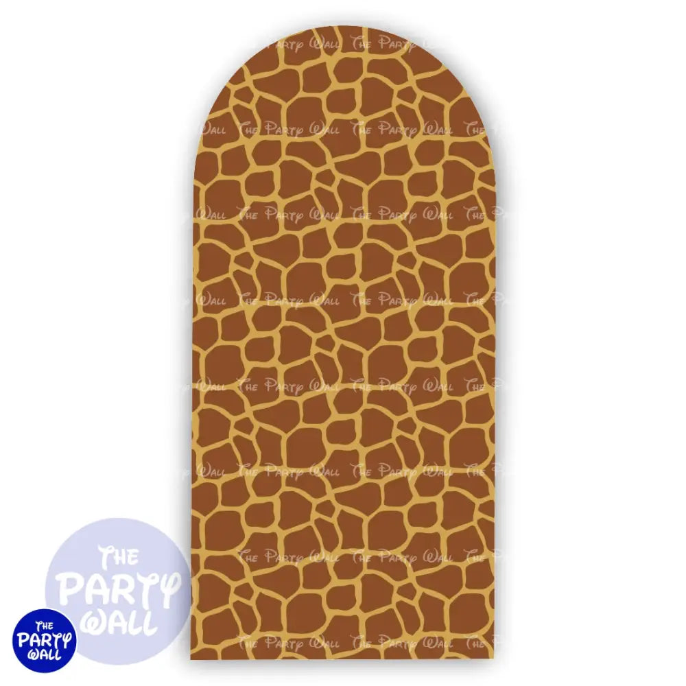 Safari Cute - Funda para mampara de punta redonda o rectangular Mampara de punta redonda