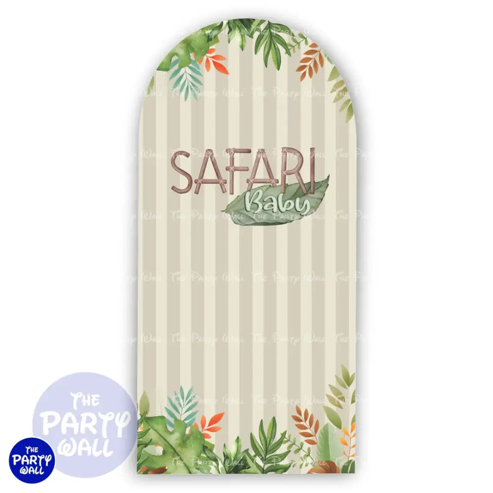 Safari Cute - Funda para mampara de punta redonda o rectangular Mampara de punta redonda