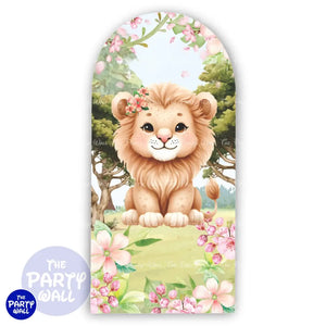 Safari Cute - Funda para mampara de punta redonda o rectangular Mampara de punta redonda