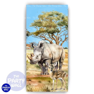 Safari - Funda para mampara de punta redonda o rectangular Mampara de punta redonda