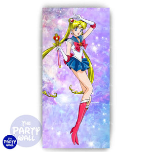Sailor Moon - Funda para mampara de punta redonda o rectangular Mampara de punta redonda
