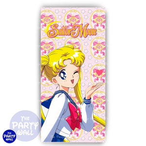 Sailor Moon - Funda para mampara de punta redonda o rectangular Mampara de punta redonda