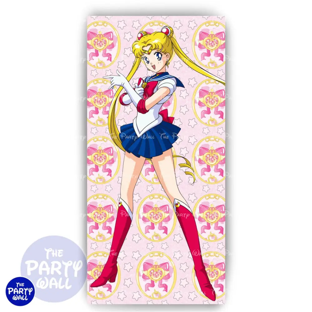 Sailor Moon - Funda para mampara de punta redonda o rectangular Mampara de punta redonda