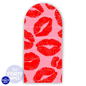 San Valentín - Funda para mampara de punta redonda o rectangular Mampara de punta redonda