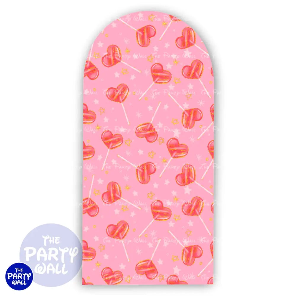 San Valentín - Funda para mampara de punta redonda o rectangular Mampara de punta redonda