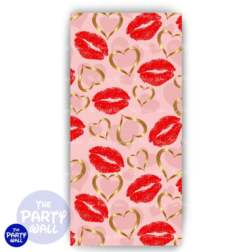 San Valentín - Funda para mampara de punta redonda o rectangular Mampara de punta redonda