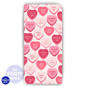 San Valentín - Funda para mampara de punta redonda o rectangular Mampara de punta redonda