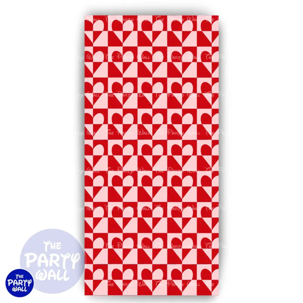 San Valentín - Funda para mampara de punta redonda o rectangular Mampara de punta redonda