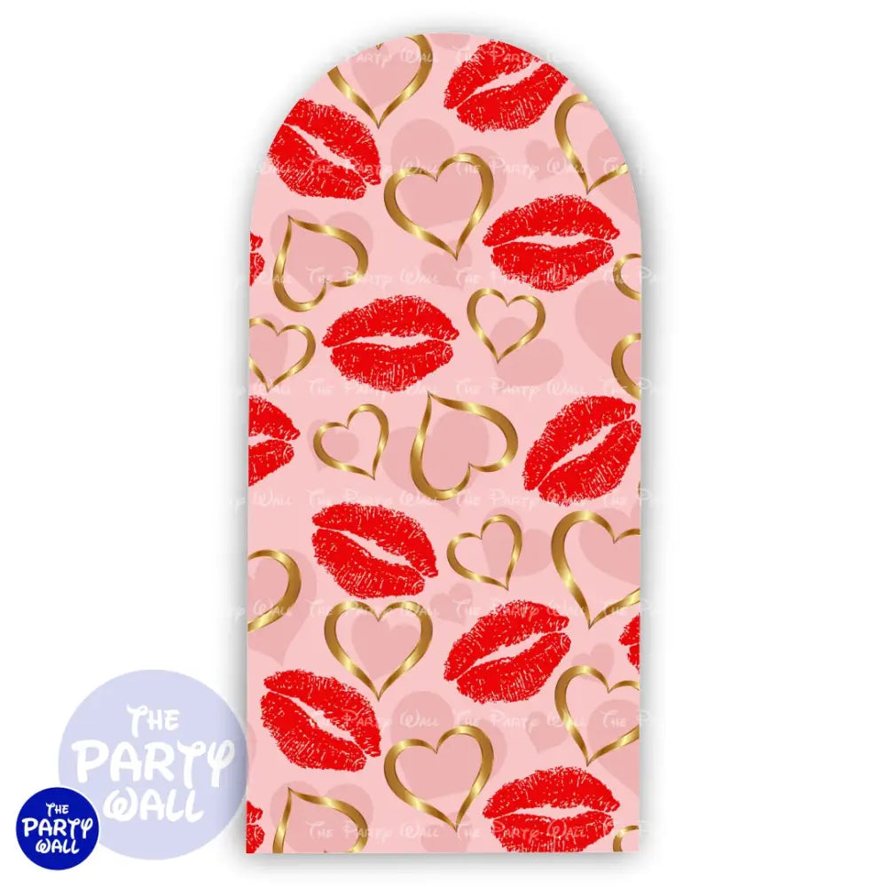 San Valentín - Funda para mampara de punta redonda o rectangular Mampara de punta redonda