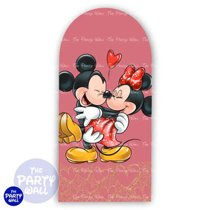 San Valentín - Funda para mampara de punta redonda o rectangular Mampara de punta redonda