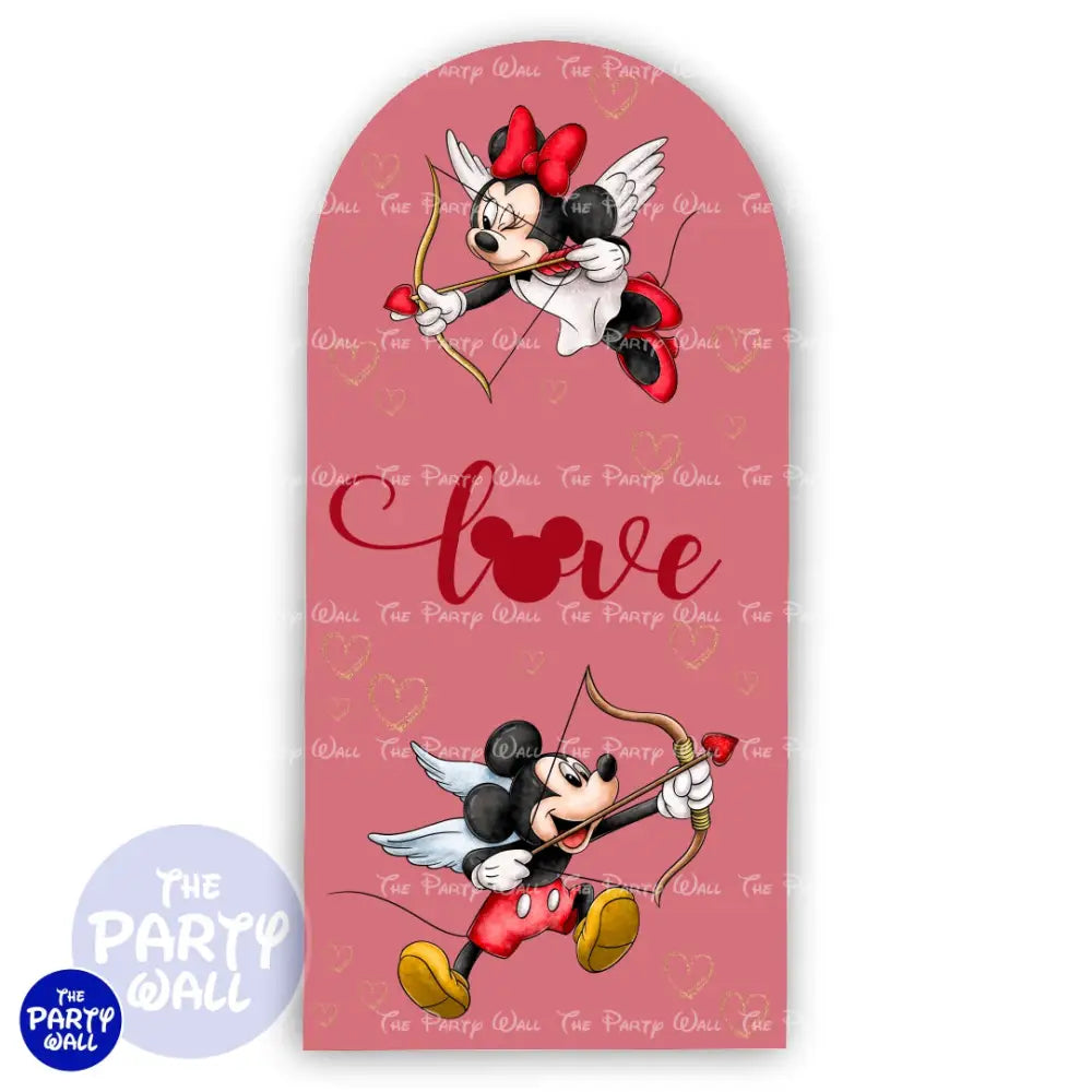 San Valentín - Funda para mampara de punta redonda o rectangular Mampara de punta redonda