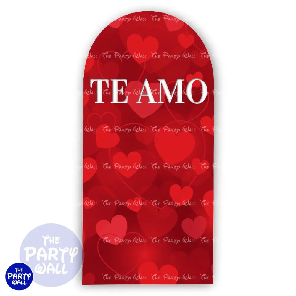 San Valentín - Funda para mampara de punta redonda o rectangular Mampara de punta redonda