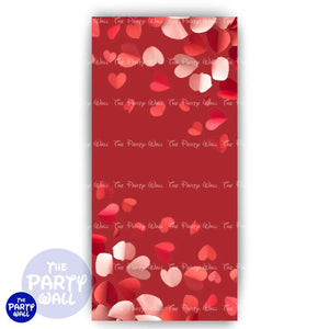 San Valentín - Funda para mampara de punta redonda o rectangular Mampara de punta redonda