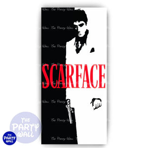 Scarface - Funda para mampara de punta redonda o rectangular Mampara de punta redonda