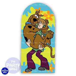 Scooby Doo - Funda para mampara de punta redonda o rectangular Mampara de punta redonda