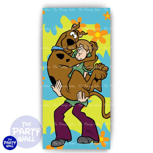 Scooby Doo - Funda para mampara de punta redonda o rectangular Mampara de punta redonda