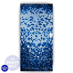 Shimmer Wall - Funda para mampara de punta redonda o rectangular Mampara de punta redonda