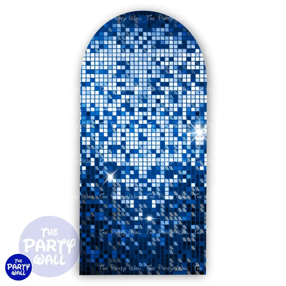 Shimmer Wall - Funda para mampara de punta redonda o rectangular Mampara de punta redonda