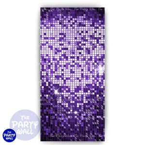 Shimmer Wall - Funda para mampara de punta redonda o rectangular Mampara de punta redonda