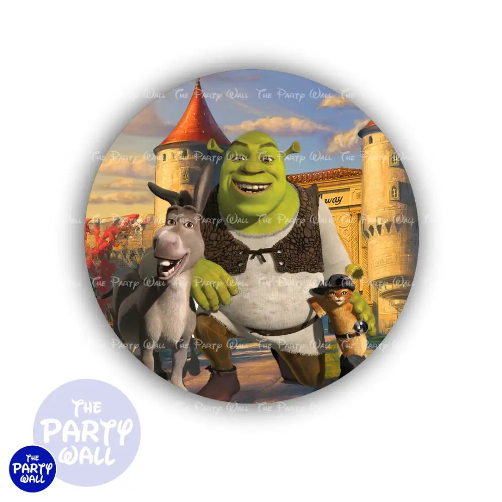 Shrek - Funda para mampara circular Circular